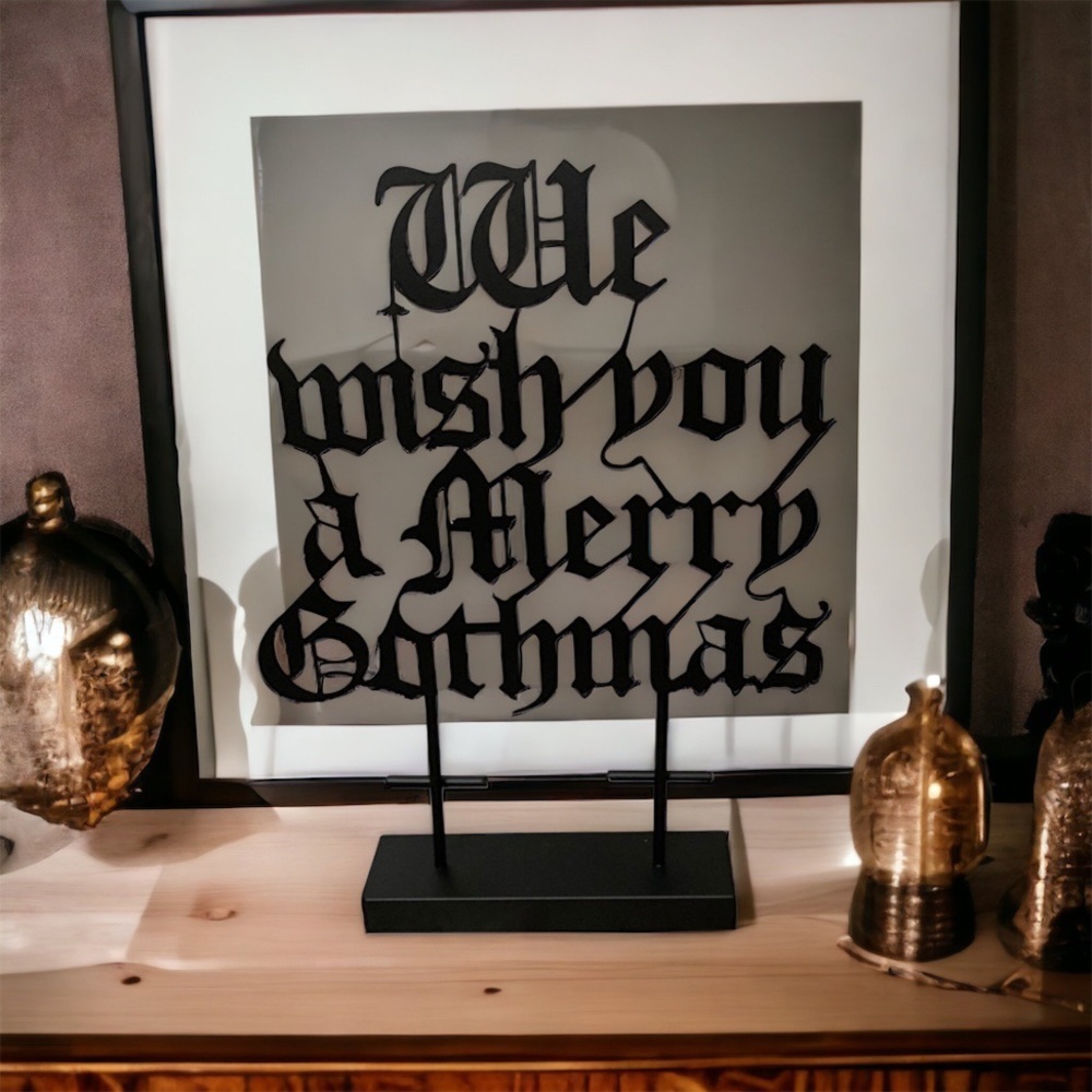 DOLLS KILL We Wish You a Merry Gothmas Metal Sign